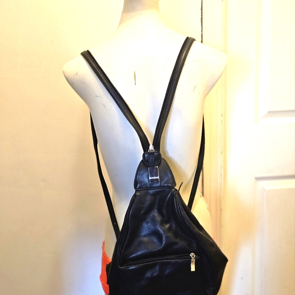 Genuine Leather Backpack/Crossbody Worthington